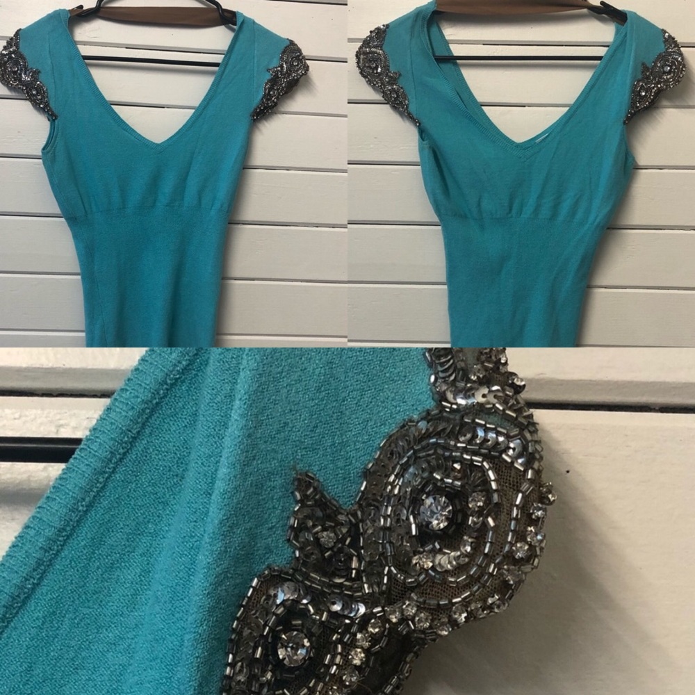Preowned Tracy Reese knit with embellished sleeve